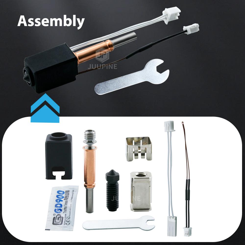 For Anycubic Kobra 3 Hotend Upgrade Ceramic Hotend Kit 24v 60w New Kobra 3 Print Head Kobra 3 Combo Nozzle 3D Printer Parts
