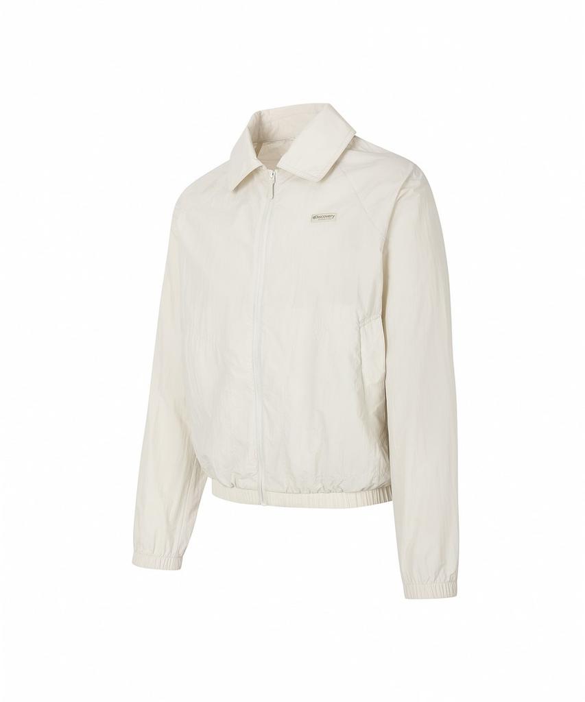 Discovery Expedition Women'S Freshvent Collared Crop Windbreaker (Ivory)