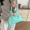 Dopamine Transparent Jelly Bag Solid Color Bowling Bag Travel Armpit Bags  Summer