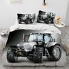 3D Car Tractor Truck Series Comforter Bedding Set,Duvet Cover Bed Set Quilt Cover Pillowcase,King Queen Size Bedding Set Kids 3D