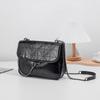 Z House 2025 Black Retro Hobo Bag: Women's Spring Fashion Crossbody with Diamond Chain