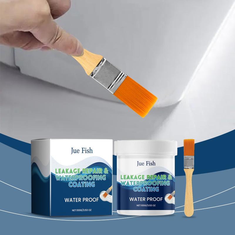 Багатофункціональне покриття Jue-Fish для ремонту протікань, Клей для ремонту протікань асфальтової покрівлі, Рідкий клей для ремонту протікань рулонний
