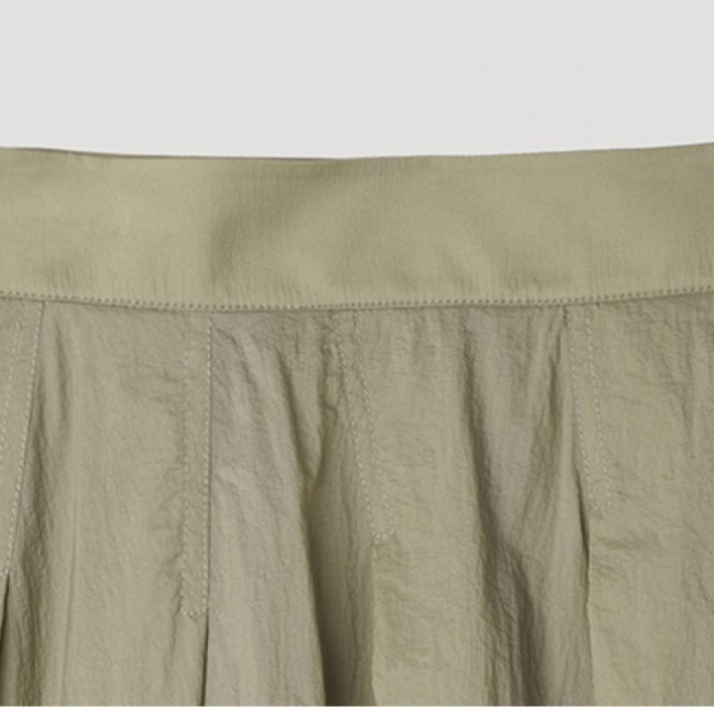 [She S miSS] Pleated Flare Long Skirt SwwSkp22110