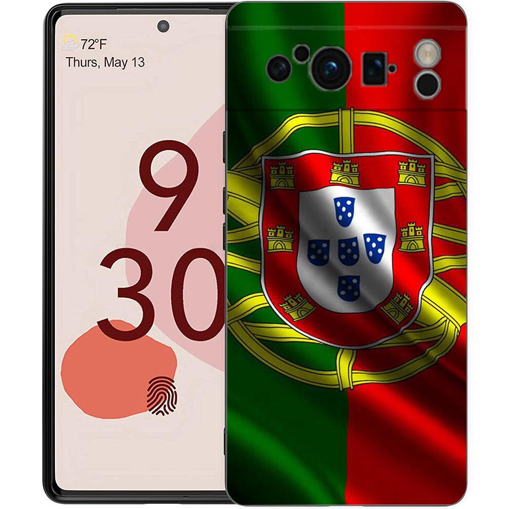 

Portugal Phone Case For Google Pixel 10 9 8 7 6 Pro XL 9A 8A 6A 7A 5G Soft Shockproof TPU Black Cover Pixel 9 Pro XL