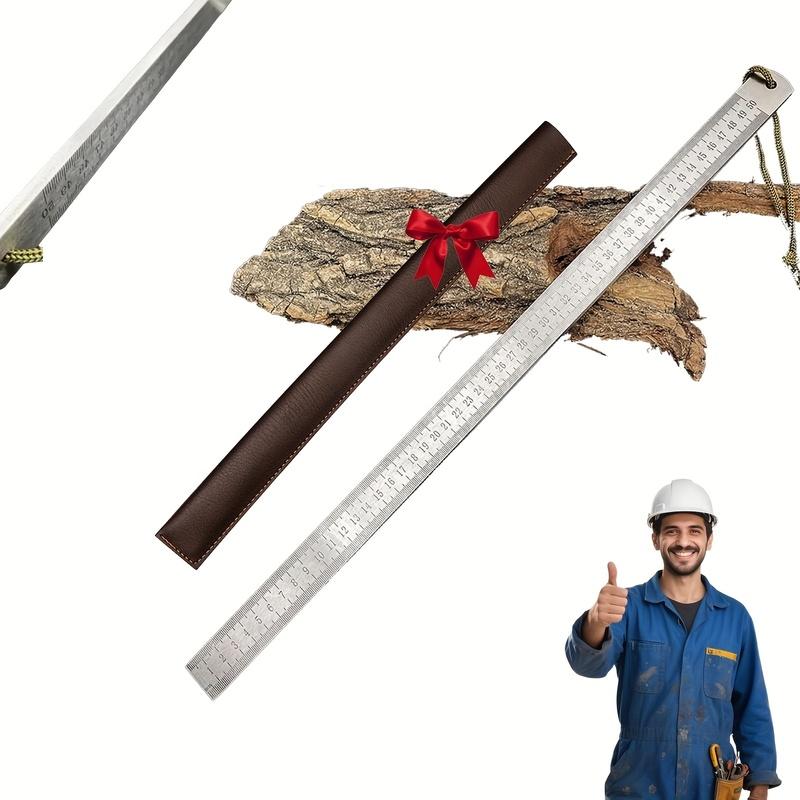 1 Heavy duty precision ruler, handheld, with centimeter and inch dual scale measurement function