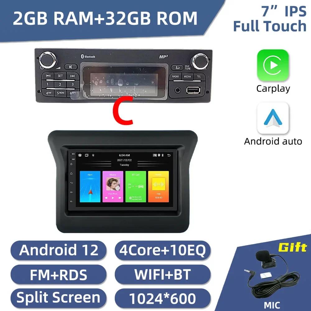 7" Carplay Car Radio For Nissan N400 Opel Movano Renault Master III 3 2010 - 2019 2 Din Android Stereo Multimedia GPS Autoradio