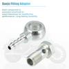 ACROPIX 4 Pcs Banjo Hose Barb Bolt Fittings Universal Banjo Fittings Fuel Line with