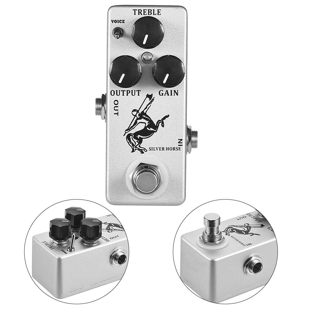 Efekt pedałowy Pedał srebrny 3,7 * 1,5 * 1,3in TREBLE