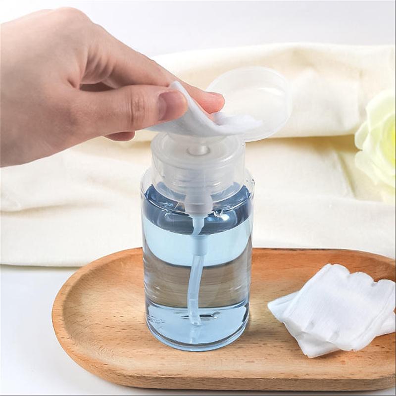 

1 шт. 100 мл Бутылки для хранения лака для ногтей, многоразовые, пустые, дозатор с помпой для жидкости, средство для снятия лака для ногтей, очиститель, инструмент для макияжа и маникюра