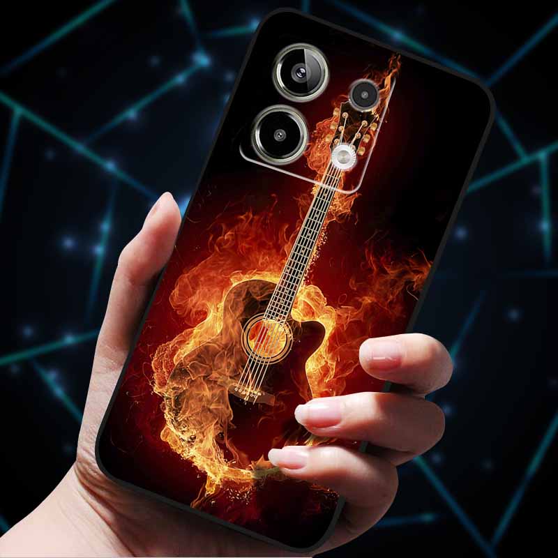 3D Flowers Emboss Fundas For Redmi Note 13 Case Note13Pro 5G Soft Silicone Phone Cases for Redmi Note 13 Pro Plus Back Cover Bag