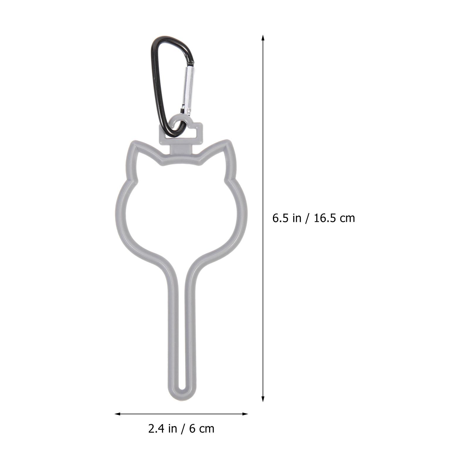 

8Pcs Hands Free Pet Waste Bag Dispenser Holder Stand for Dog Poop Bags Clip Mount Yard Park Walk Essential Tool серый