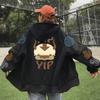 Anime Avatar Appa Mikiny na zip Muži Ženy Móda Harajuku Hip Hop Kawaii Legrační tištěný trend Zimní zateplená bunda na zip