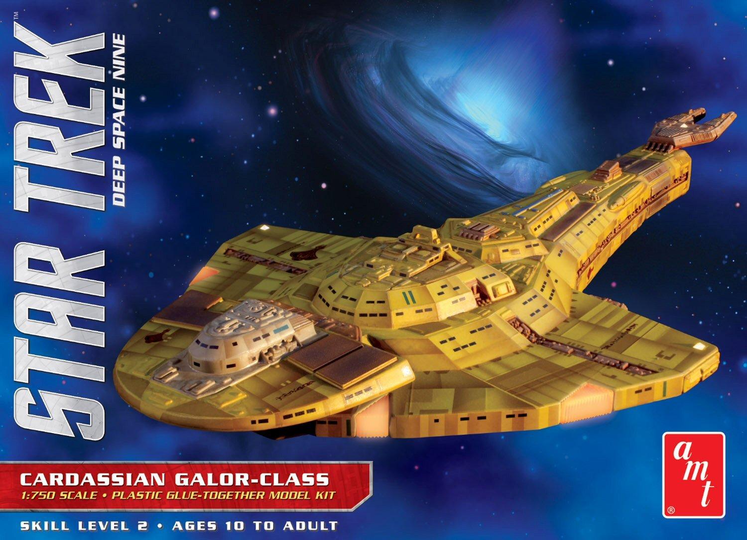 

Star Trek Deep Space Nine Cardassian Army Galois Class Cruiser Plastic Model 1/750