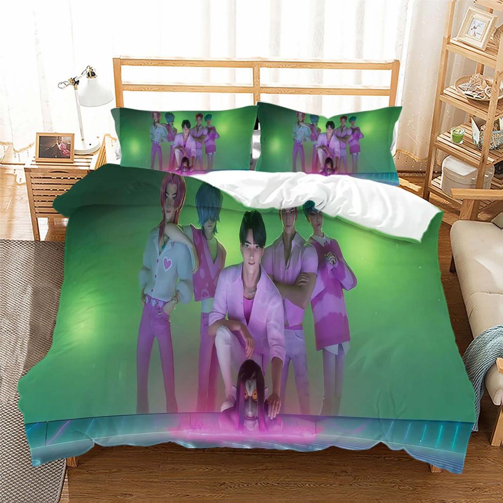 Witch Hunter Series Digital Printing Three-Piece Bedding Kit Bedding Kit