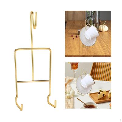 Teetassen- und Untertassenständer, Teller-Aufbewahrungsregal, Espresso-Halter für Esszimmer, Bar, Küche