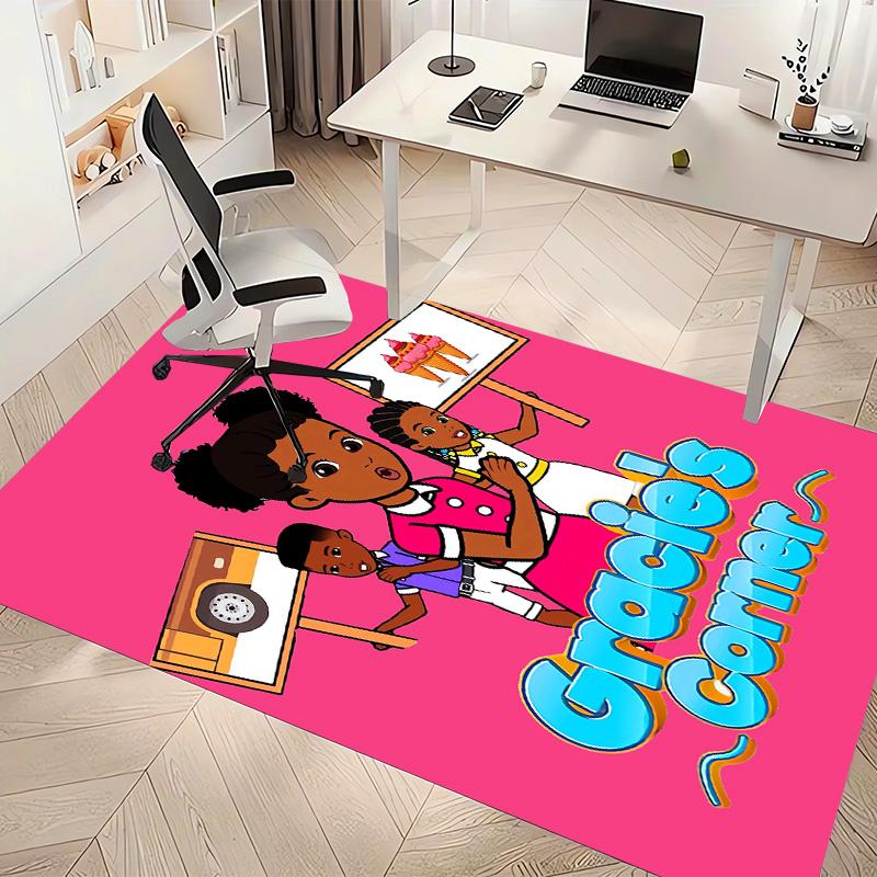 Gracie's Corner1 Printed Absorbent Washable Carpet, Non-Slip Bathroom Mats, Kitchen Rugs, Yoga Mat,Living Room Entrance, Camping Picnic Rugs