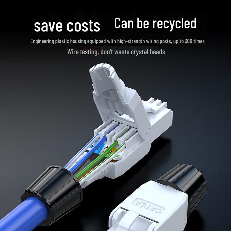 Connettore RJ45 Tool-less Cat6A Shengwei