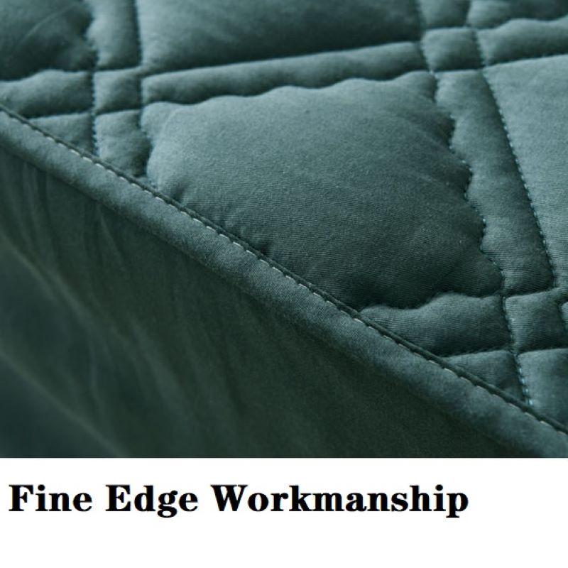 Hochwertiger, dicker, gesteppter Matratzenbezug aus 100 % Baumwolle, einfarbig, milbenabweisend, Bettunterlage, Schutzbezug ohne Kissenbezug