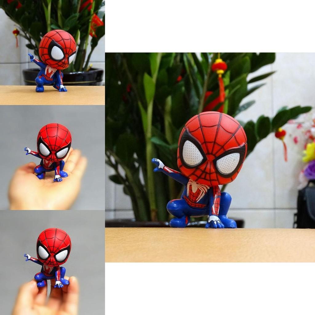 Adorable Figurine Poupée Spider-man Pour Décoration de Gâteau de Fête d'Anniversaire et Collectionneur Amusant