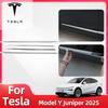 Car Sticker For Model Y Juniper 2025 2026 Scratch Protection Patch Metal Decorative Strip Door Scratch Protection Car Acce