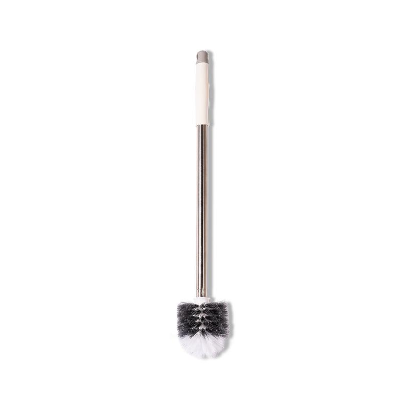 Zhongxin Round Head Long Handle Toilet Brush - No Dead Corner Design серый