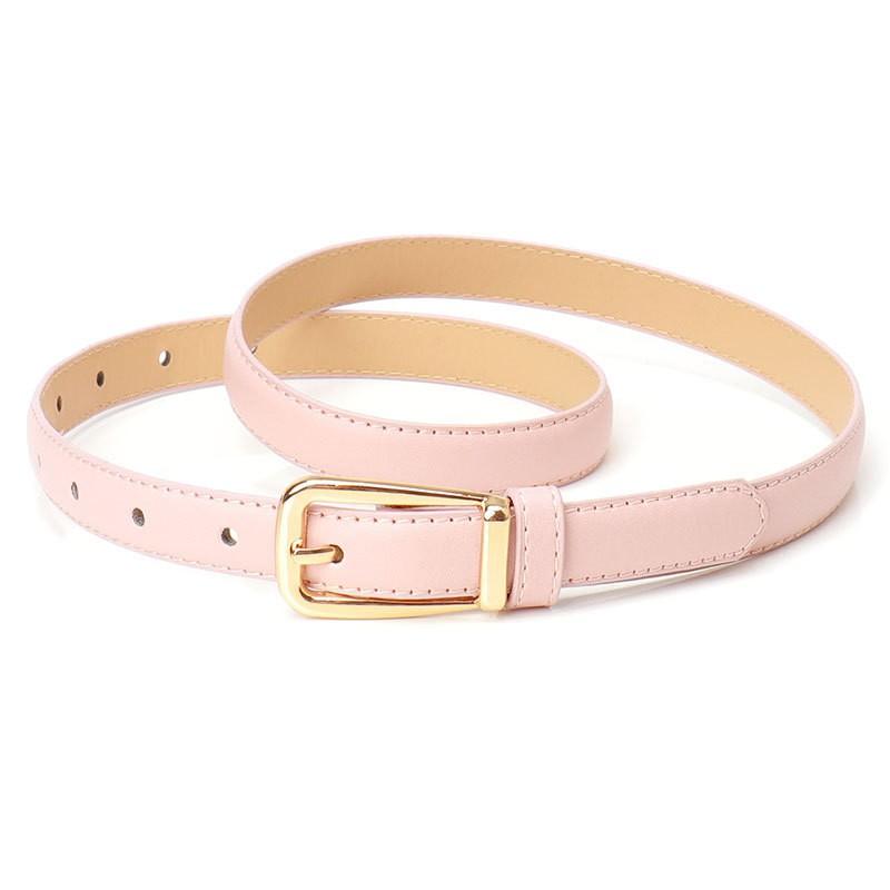 Womens Slim Alloy Buckle Belt With Leopard Print PU Leather Waistband Jeans Casual Office Wear
