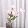 4 Heads Artificial Lotus Rose & Tea Rose Fake Flowers Wedding Floral Material Party Decoration Bridal Bouquet Photo Props Faux