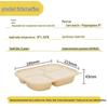 Biodegradable Corn Starch Four-Compartment Bento Box