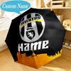 Custom Name Umbrella Juventus Football Club Umbrella 8-Frame for Travel, Camping, Casual Lightweight Portable, Essential for Family Gifts