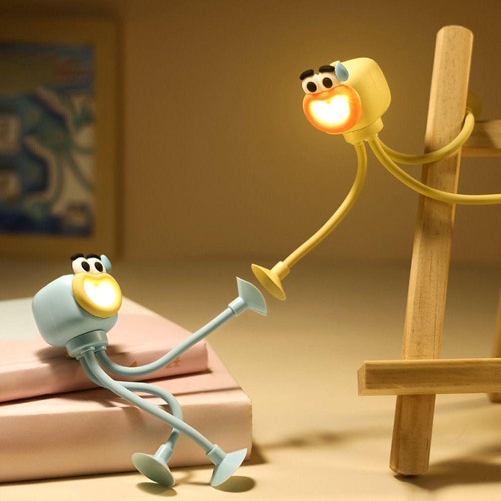 Verstellbares Tintenfischform Nachtlicht Cartoon Faltbare Tischlampe Mini Schreibtischdekorlampe Schlafzimmer