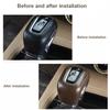 For 18-21 Volvo Xc60 Xc90 S90 V90 S60 V60 Central Control Gear Head Decorative Cover Carbon Fiber Pattern Gear Grip