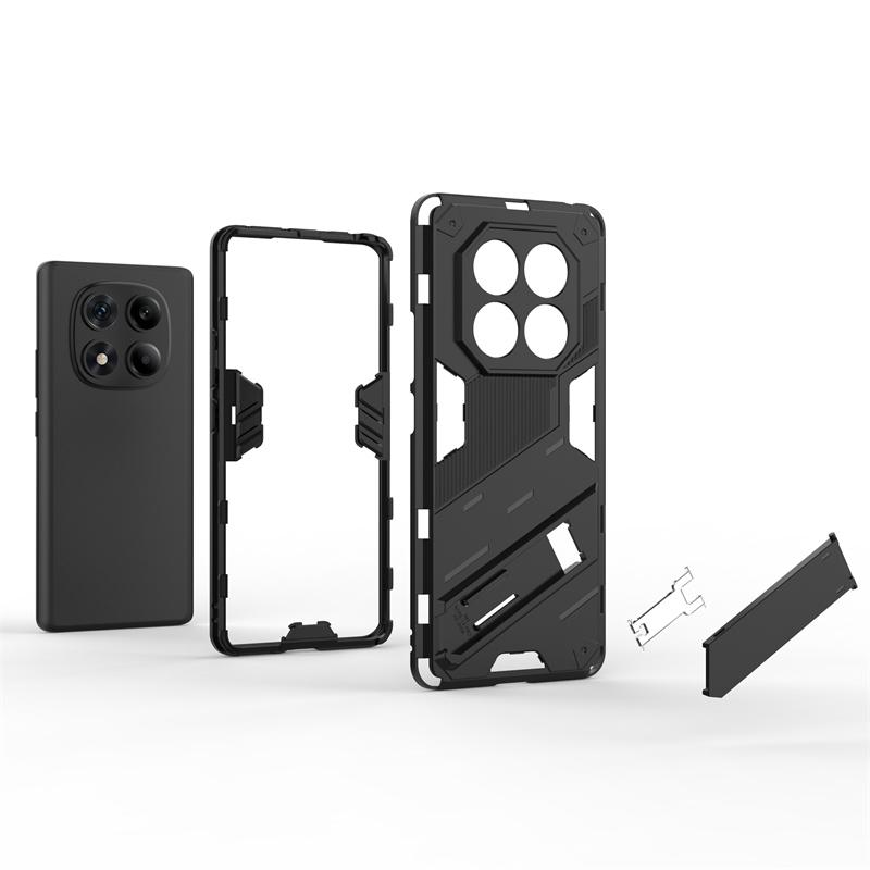 Punk bracket Phone Case For Xiaomi Redmi Note 14 4G Global Case Shockproof For Redmi Note 14 Pro 4G Funda Back Cover