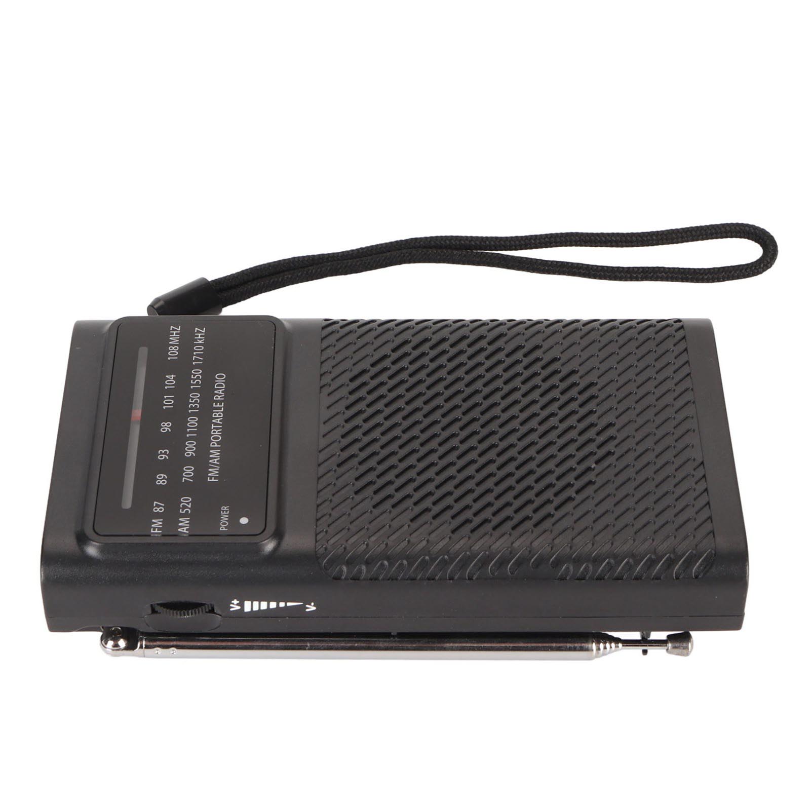 

Карманное радио AM FM с динамиком, разъемом 3,5 мм, питанием от батареек, портативное радио для помещений и улицы, долгое