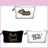 Cross-border New Bride Makeup Bag Ladies Printed Storage Bag Hand-held Travel Makeup Bag Storage Bag