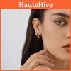 Elegant Geometric Shape Copper Clip-on Earrings Set 2023 Winter Fashion Jewelry