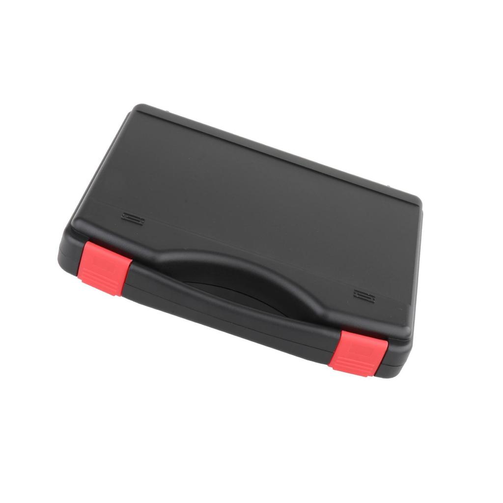 Protective Toolbox with Sponge Wear Resistant Lockable for Workplace Outdoor 255mmx210mmx70mm