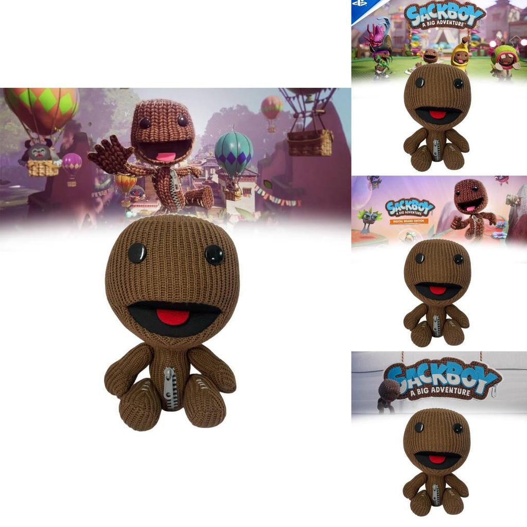 Little Big Planet Sackboy Plush Toy 25cm Fabric Stuffed Animal For Kids