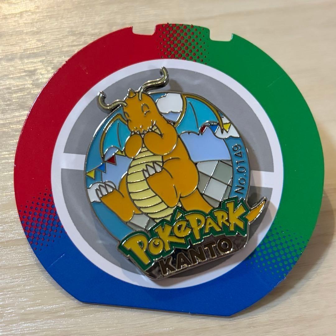 Pokepark Kanto Limited Pokemon Dragonite No.0149 Pin badge Japan