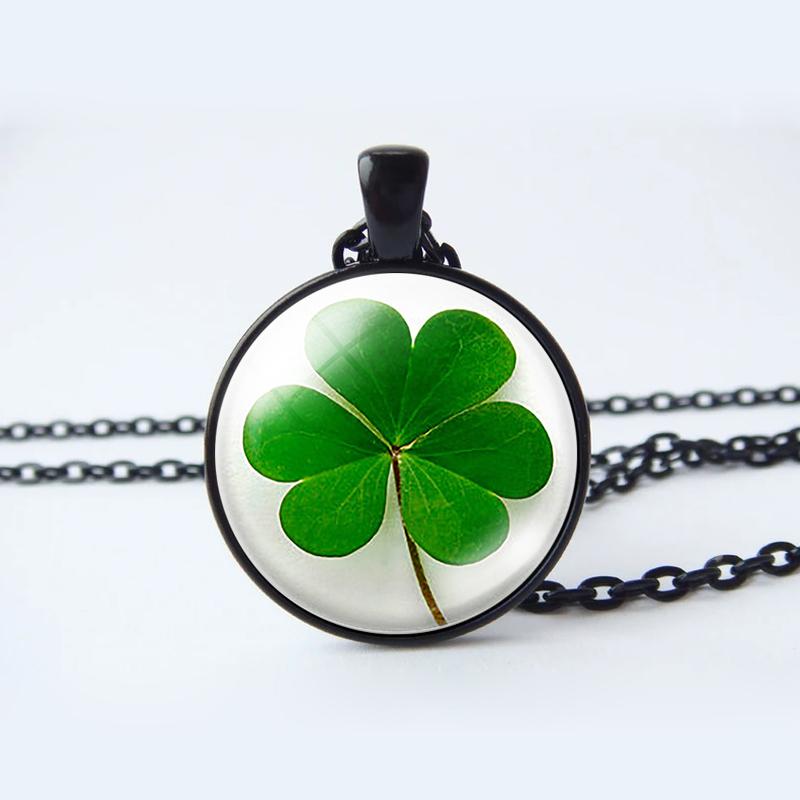 Collana con ciondolo cabochon in vetro a forma di fiore, gioielli con loto, pesca, rosa, girasole, tulipano