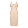 Sleeveless Mesh Cover Up Dress Lace Trim Slip Smock Sexy Sheer Mesh Dress  Lady Outfit