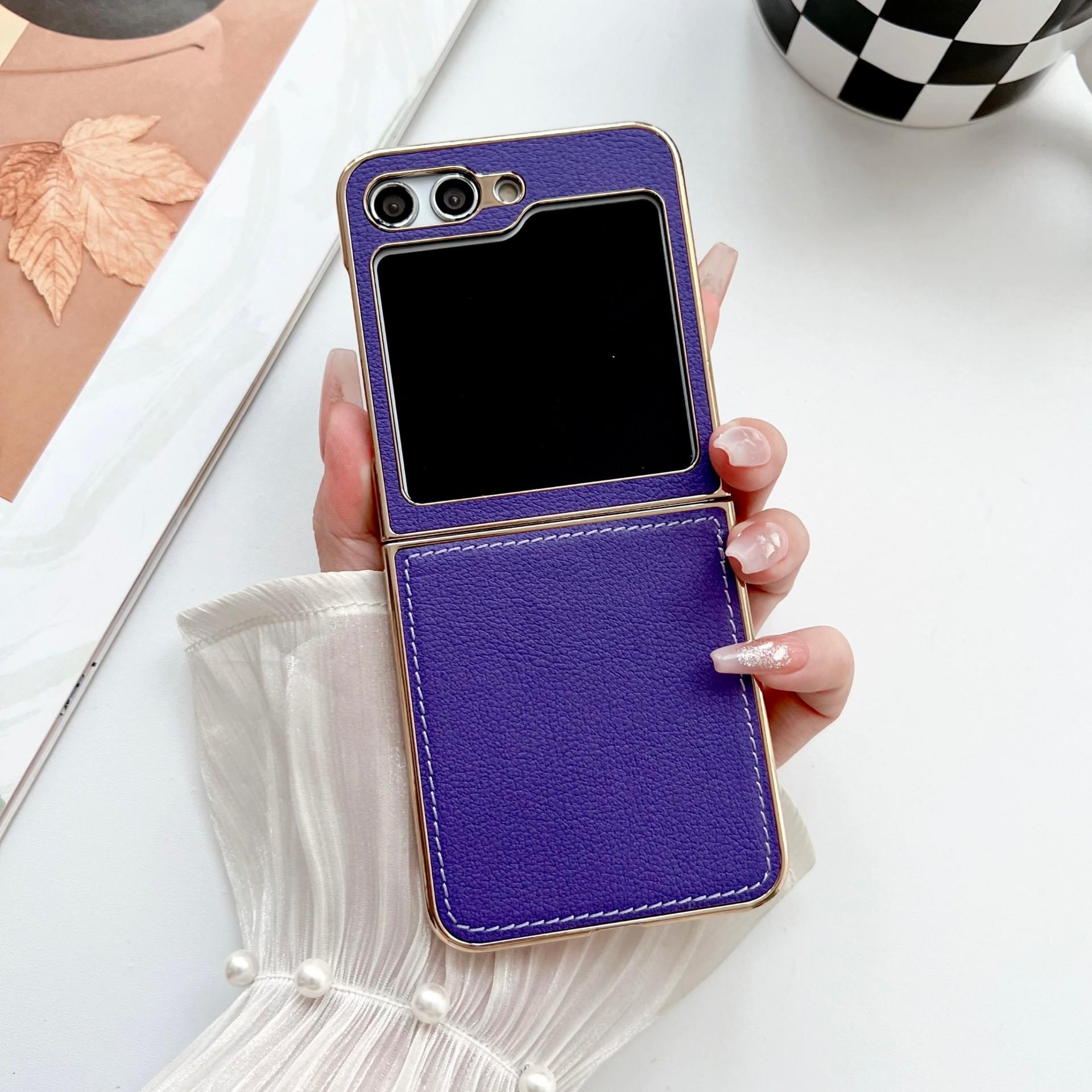 

Подходит для чехла для мобильного телефона Samsung Zflip5, из овчины, складной экран ZFlip4, гальваническое покрытие, матовый ZFold4 ZFold5 Samsung Galaxy Z Fold5