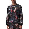 Jordan Flight Printed Knit Loose Breathable Long Sleeve T-Shirt Men tops IF1831-010