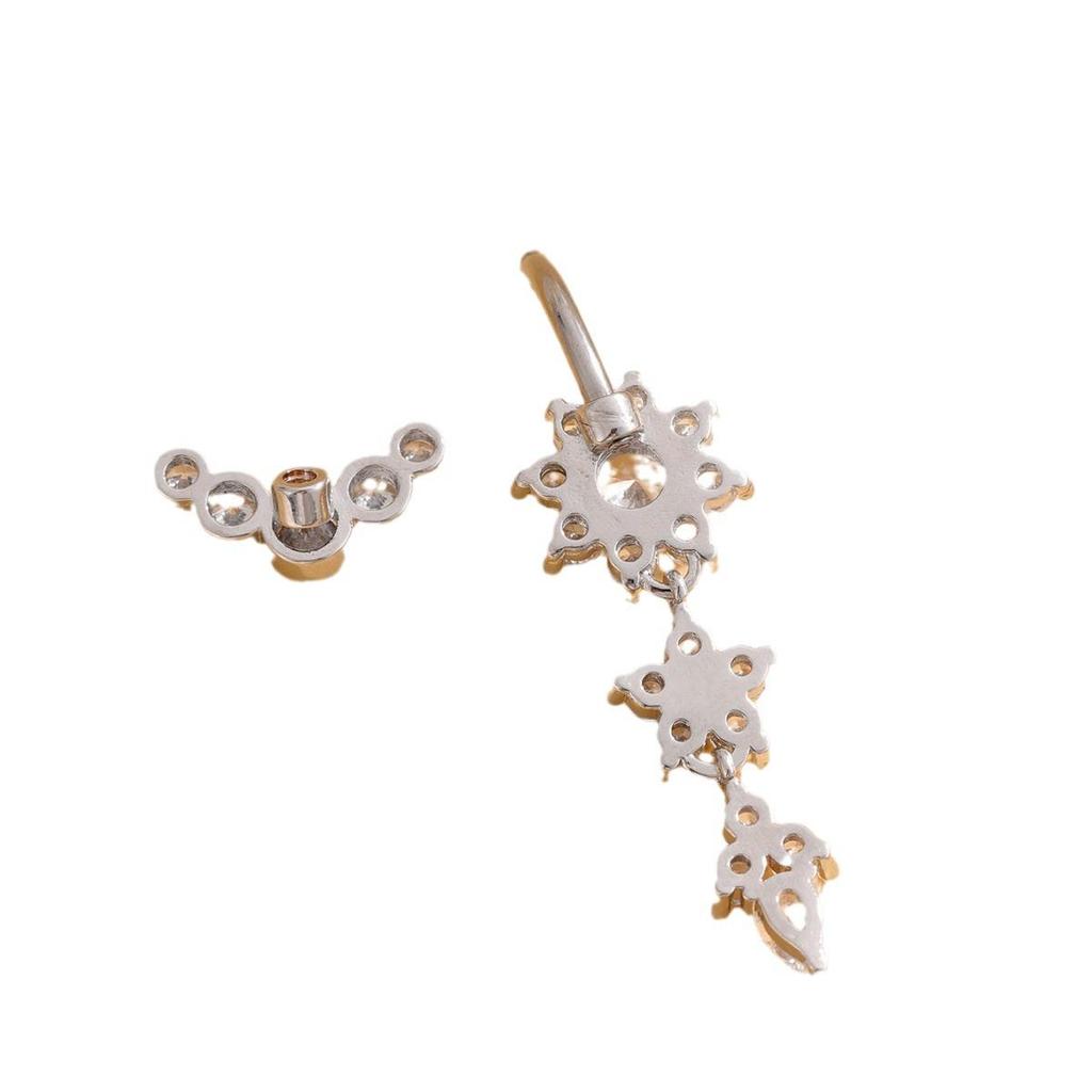 23 Zircon Belly Button Ring - Body Piercing Jewelry