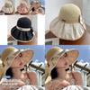 Stylish Summer Sun Hat For Women With Wide Brim And Bowknot Uv Protection