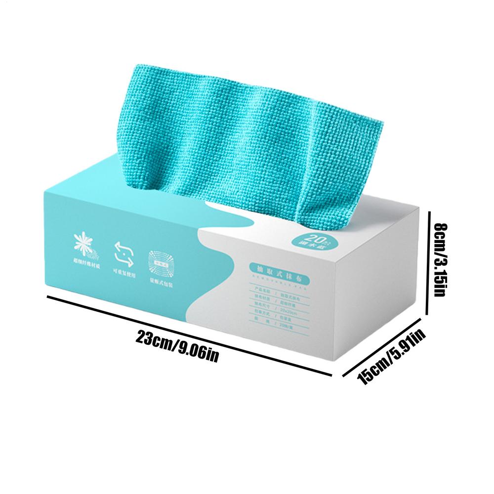20Pcs Microfiber Pull Out Reusable Kitchen Towels Super Absorbent Cleaning Cloths for Kitchen Dishwashing Surface Cleaning Rags