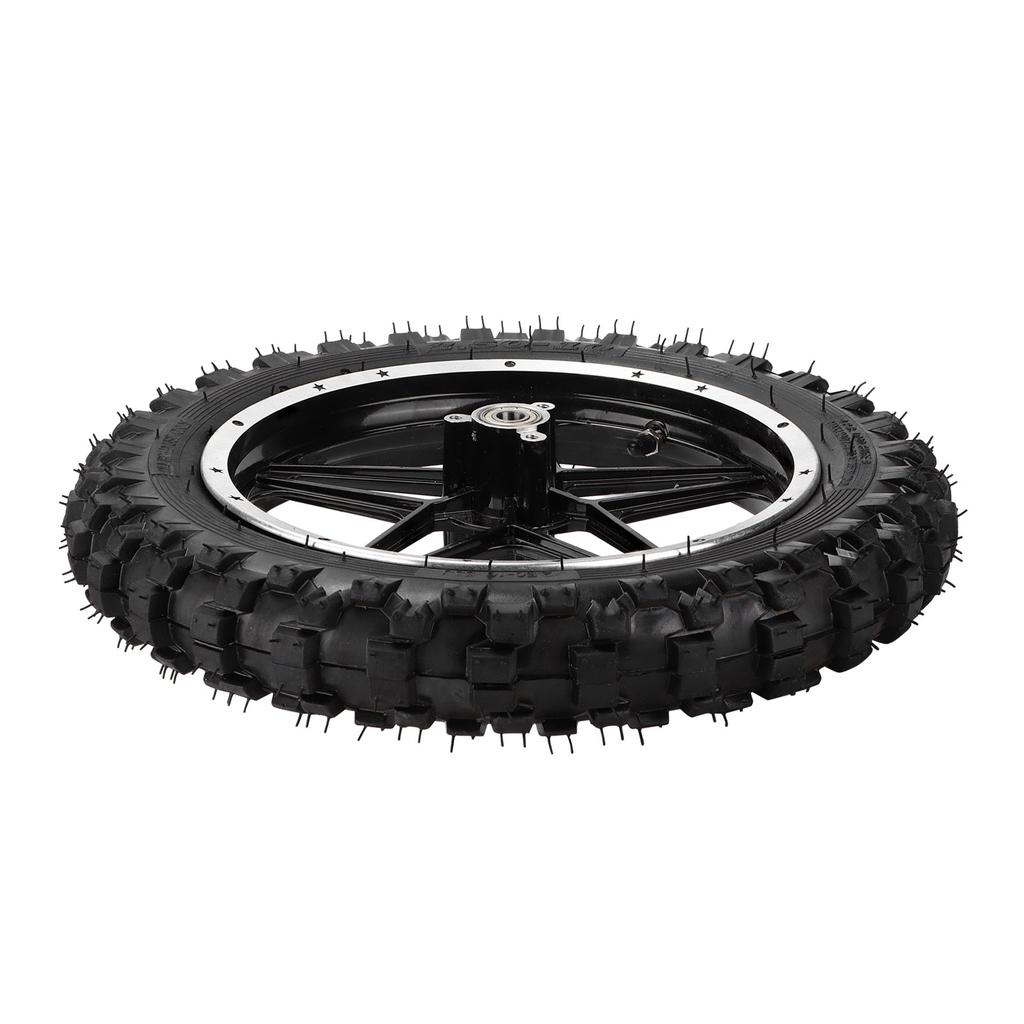 2.5‑10in Rear Wheel Steel Alloy Replacement for Mini Pocket Bike Motorcycle Black