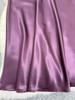 European-South African Satin Fishtail Maxi Skirt – Elegant Resort Style