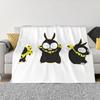 P Chan Ranma Blanket Soft Warm Flannel Throw Blanket Bedding for Bed Living Room Picnic Travel Home Couch