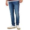 Mens Contrast Striped Taped Jeans