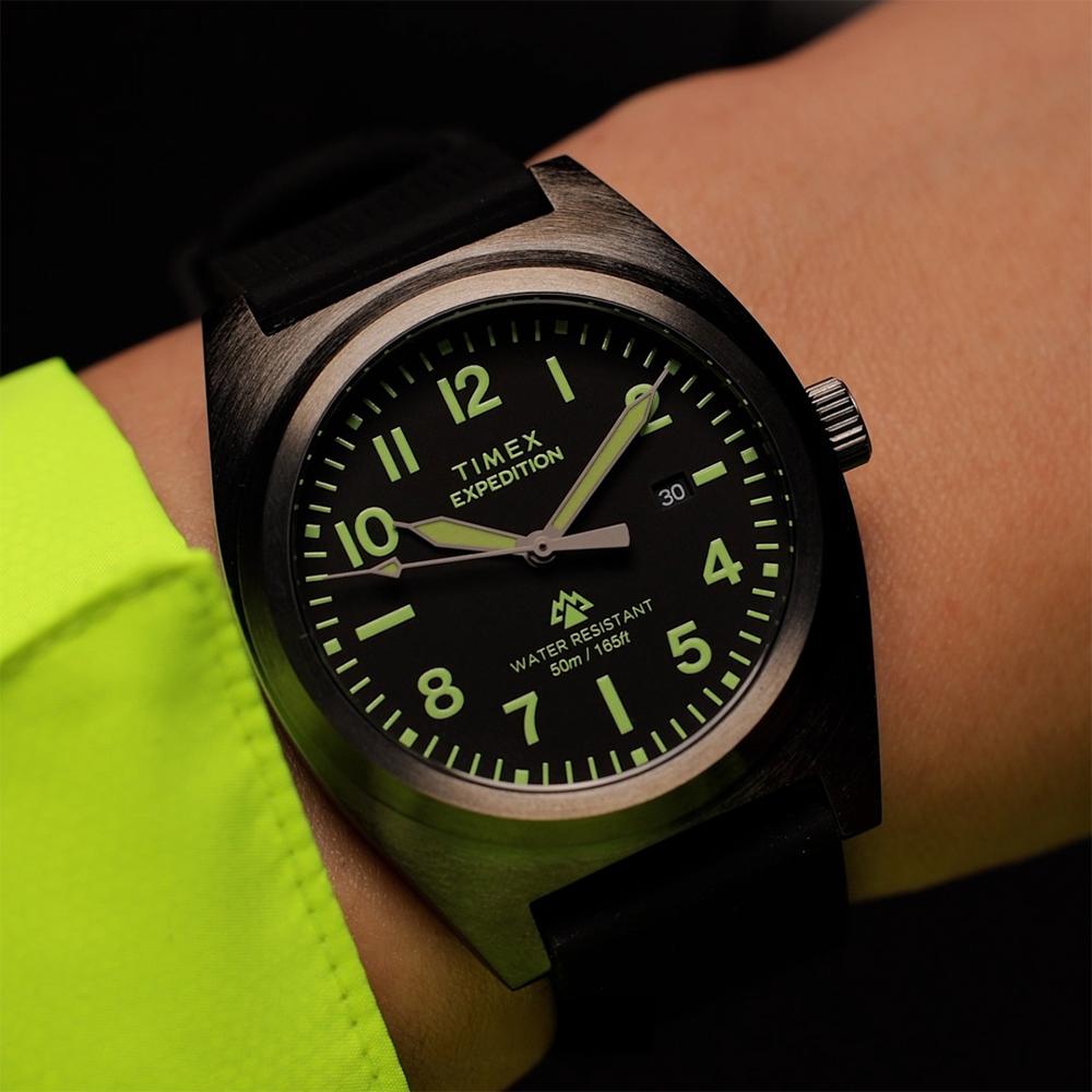 TIMEX Expedition Capstone All Black Outdoor Watch 39mm TW2Y18100